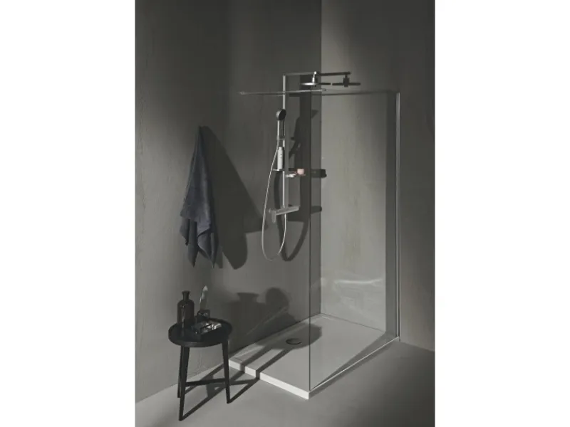 Ideal Standard Einhebelmischer<Duschsystem Einhebel-Armatur mit Regen- und Handbrause