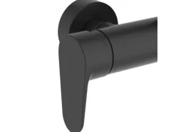 Ideal Standard Einhebelmischer<Duschsystem Einhebel-Armatur mit 2 Brausen Schwarz Matt