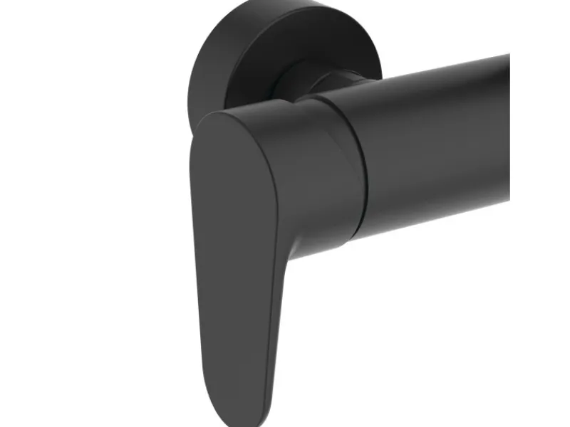 Ideal Standard Einhebelmischer<Duschsystem Einhebel-Armatur mit 2 Brausen Schwarz Matt