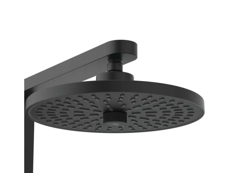 Ideal Standard Einhebelmischer<Duschsystem Einhebel-Armatur mit 2 Brausen Schwarz Matt