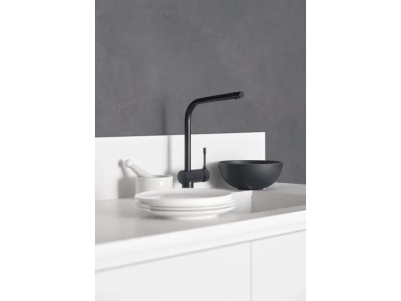 Ideal Standard Küchenarmatur Ceralook hoher Auslauf Silk Black< Einhebelmischer