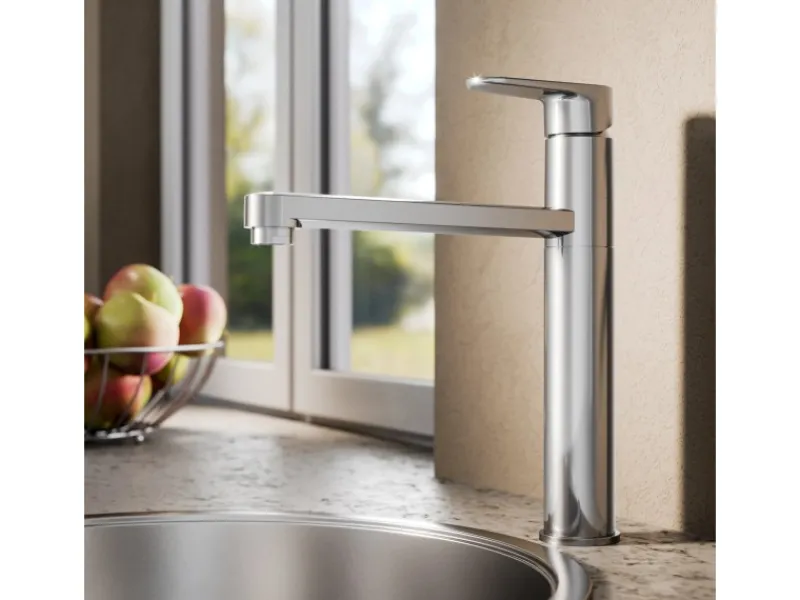 Ideal Standard Küchenarmatur Cerafine O hoher Auslauf< Einhebelmischer|Töpfe