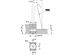 Ideal Standard Einhebelmischer<Unterputz-Bausatz 1 für Freistehende Wannenarmatur