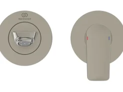 New Ideal Standard Wand-Waschtischarmatur Connect Air Ausladung 18,5 cm Silver Storm Silber