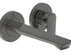 Ideal Standard Wand-Waschtischarmatur Connect Air Ausladung 18,5cm Magnetic Grey Grau