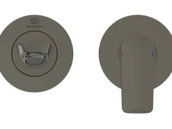 Ideal Standard Wand-Waschtischarmatur Connect Air Ausladung 18,5cm Magnetic Grey Grau