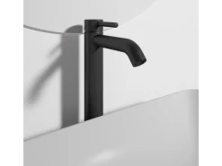 Ideal Standard Waschtischarmatur Ceraline mit Push-Open Silk Black< Einhebelmischer
