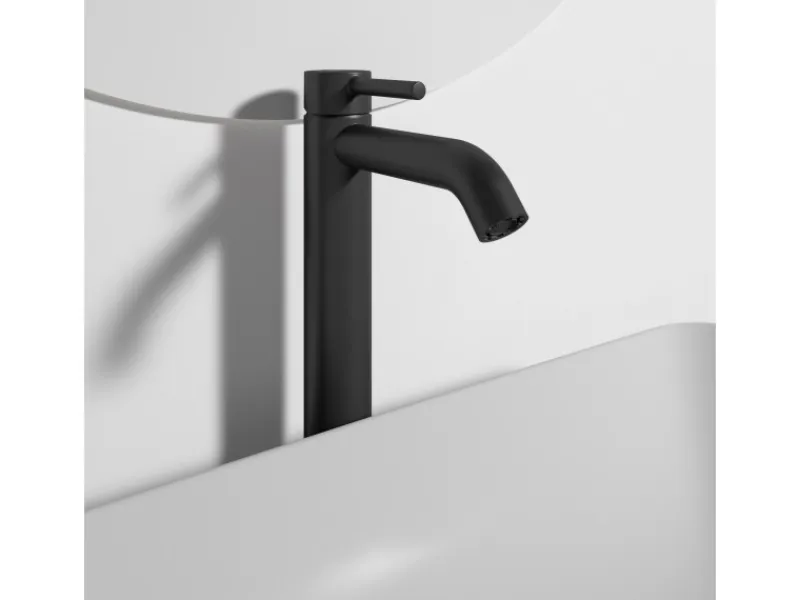 Ideal Standard Waschtischarmatur Ceraline mit Push-Open Silk Black< Einhebelmischer