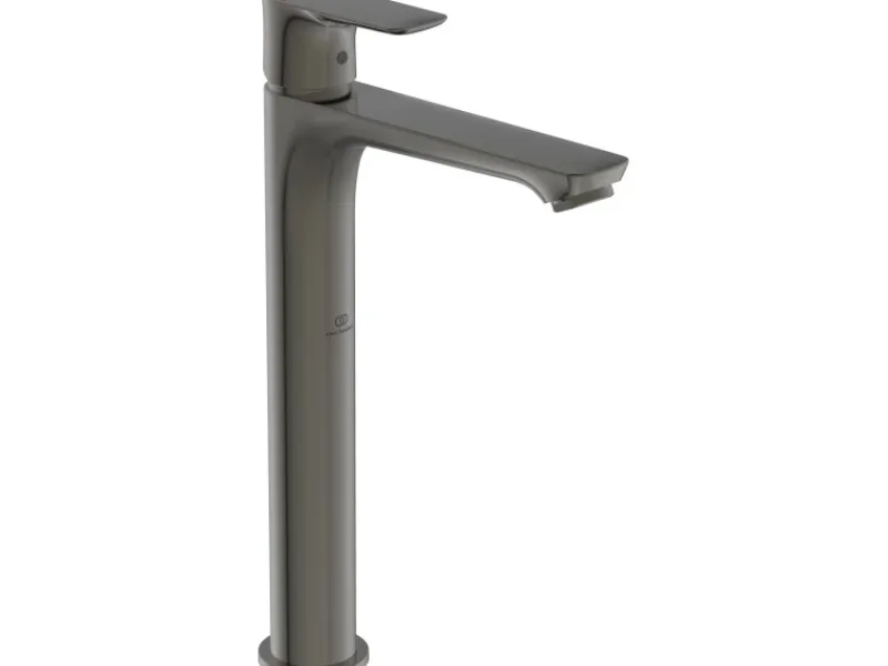 Ideal Standard Einhebelmischer<Waschtischarmatur Connect Air verl.Sockel o.Ablaufg.Magnetic Grey