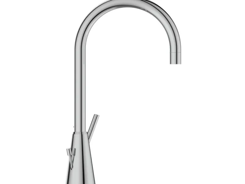 Ideal Standard Waschtischarmatur Ceraline mit hohem Auslauf Chrom< Einhebelmischer
