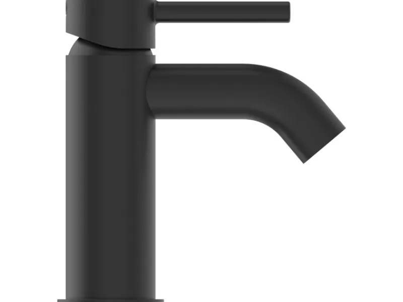 Ideal Standard Waschtischarmatur Ceraline mit PushOpen-Ventil Silk Black< Einhebelmischer