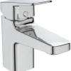 Ideal Standard Waschtischarmatur Ceraplan Chrom o. Ablaufgarnitur BlueStart H60< Einhebelmischer