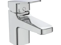 Ideal Standard Waschtischarmatur Ceraplan Chrom o. Ablaufgarnitur BlueStart H60< Einhebelmischer