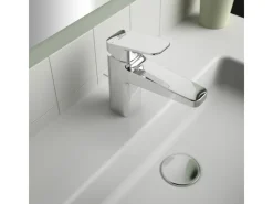 Ideal Standard Waschtischarmatur Ceraplan Chrom H90 Idealfix-Befestigung< Einhebelmischer