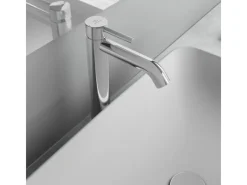 Hot Ideal Standard Waschtischarmatur Ceraline Längerer Sockel + Ablaufgarnitur Chrom