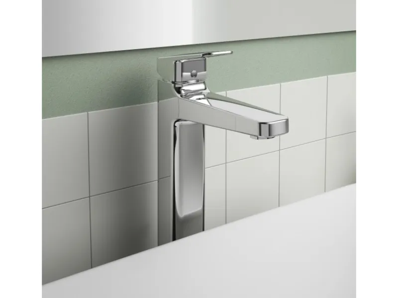 Ideal Standard Waschtischarmatur Ceraplan Chrom o. Ablaufgarnitur H250 Idealfix
