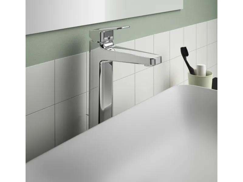 Ideal Standard Waschtischarmatur Ceraplan Chrom o. Ablaufgarnitur H250 Idealfix