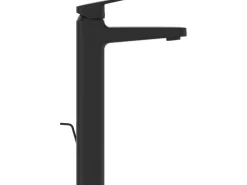 Outlet Ideal Standard Waschtischarmatur Ceraplan H250 mit Ablaufgarnitur Schwarz Matt