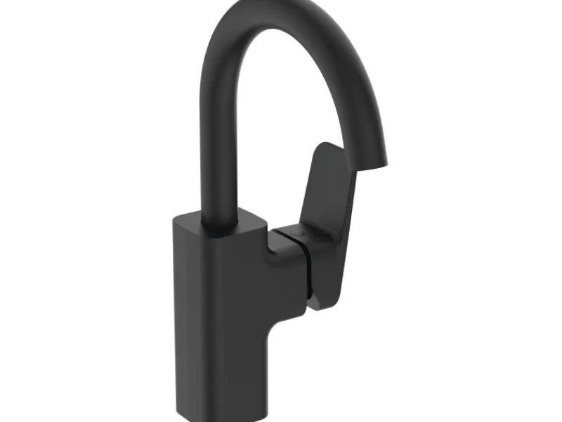 Ideal Standard Waschtischarmatur Ceraplan H200 ohne Ablaufgarnitur Schwarz Matt
