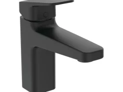 Ideal Standard Einhebelmischer<Waschtischarmatur Ceraplan H90 mit Ablaufgarnitur Schwarz Matt