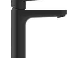 Best Ideal Standard Waschtischarmatur Cerafine O H120 mit PushOpen-Ventil Silk Black