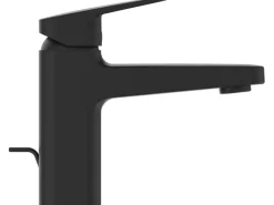 Ideal Standard Einhebelmischer<Waschtischarmatur Ceraplan H90 BlueStart m. Ablaufg. Schwarz Matt