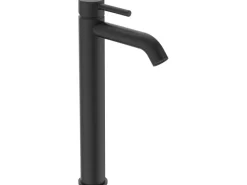 Ideal Standard WT-Armatur Ceraline verlängerter Sockel o. Ablaufg. Silk Black< Einhebelmischer
