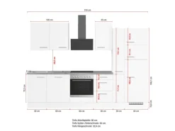 Impuls Küchen Küchenzeile IKZ1310X7 310 cm mit E-Geräten< Winkelküchen|Kühlschränke