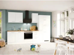 Impuls Küchen Küchenzeile IKZ1310X7 310 cm mit E-Geräten< Winkelküchen|Kühlschränke