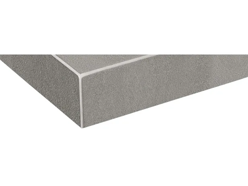 Hot Impuls Küchen Küchenzeile IBZ4310V9 310 cm -Optik natur ohne E-Geräte Beton