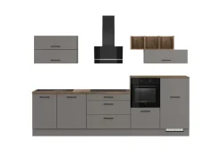 Impuls Küchen Kühlschränke|Einbauküchen<Küchenzeile IBZ4320LG 320 cm  ohne E-Geräte