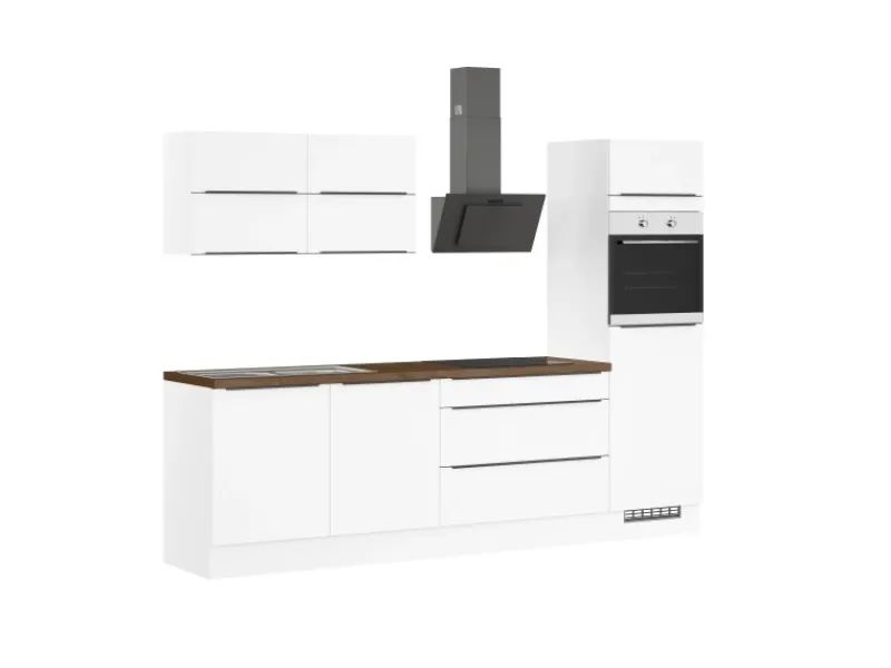 Impuls Küchen Küchenschränke|Einbauküchen<Küchenzeile IBZ4280U6 280 cm ohne E-Geräte