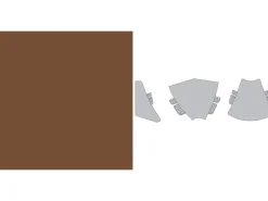 Küchenrückwände<Innenecke System Plus Maroon (Maroon)