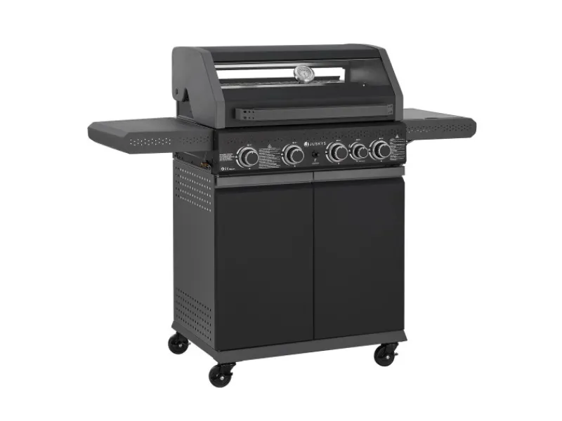 Juskys BBQ Gasgrill Savannah mit 4 Brennern & 1 Seitenbrenner< Kochfelder|Pfannen