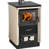 Justus Küchenofen Rustico 50 2.0 Stahl Creme 7 kW< Herde