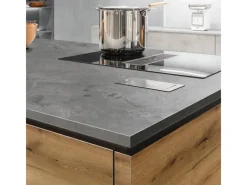 Outlet Kaindl Arbeitsplatte 63,5 cm x 3,8 cm Meterware Atlantic Stone Graphite