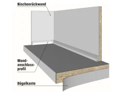 Discount Kaindl Arbeitsplatte 60 cm x 3,8 cm Meterware Chepe