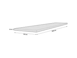 Kaindl Arbeitsplatte mit ABS Kante Rusty Iron Ocean 280 cm x 63,5 cm x 2,8 cm< Kücheninseln