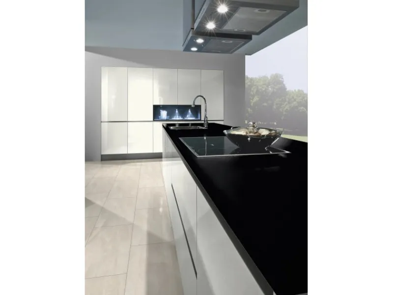 Outlet Kaindl Arbeitsplatte 410 cm x 63,5 cm x 3,8 cm Schwarz