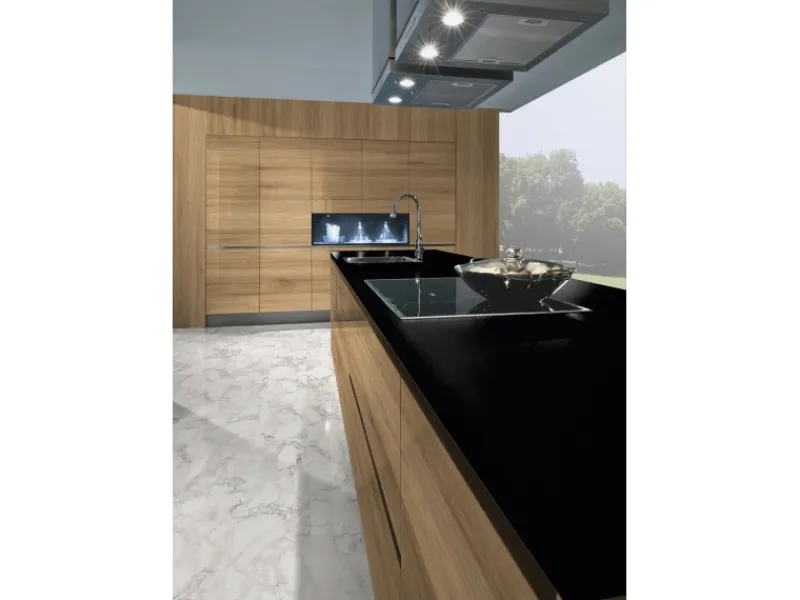 Outlet Kaindl Arbeitsplatte 410 cm x 63,5 cm x 3,8 cm Schwarz