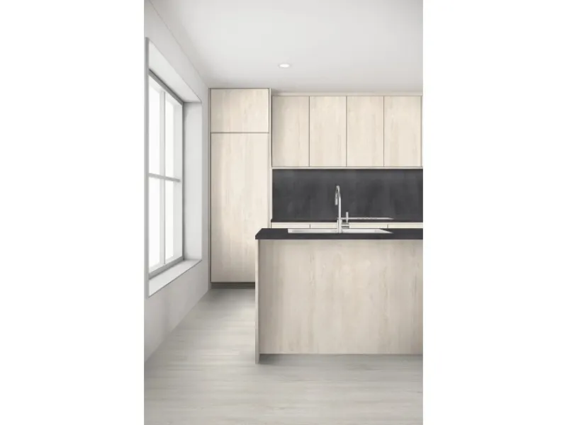 New Kaindl Küchenrückwand 410 cm x 64 cm Travertin Alcamo