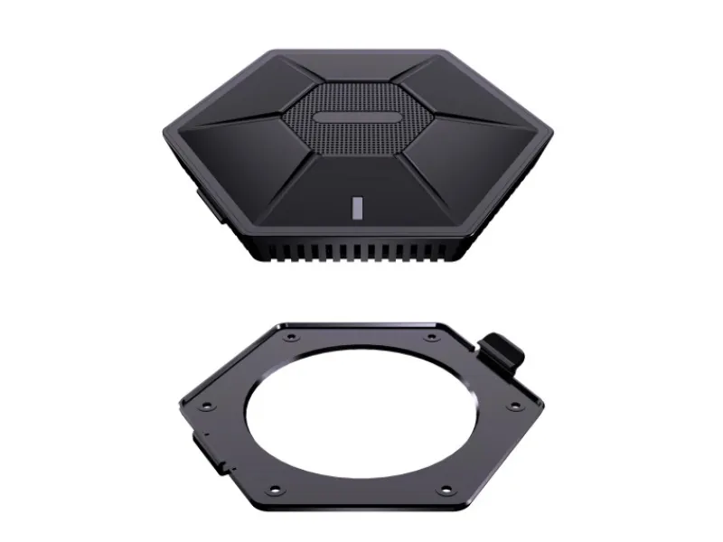 kalb Alien QI Unterbau Ladegerät Schwarz Ladedistanz 15-33mm Smart Wireless< Haushaltsgeräte