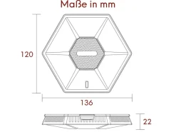 kalb Alien QI Unterbau Ladegerät Schwarz Ladedistanz 15-33mm Smart Wireless< Haushaltsgeräte