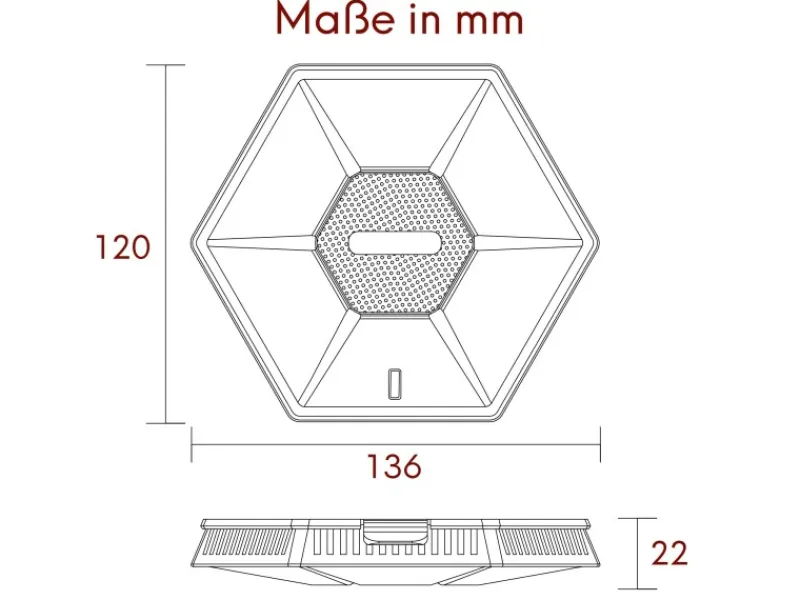 kalb Alien QI Unterbau Ladegerät Schwarz Ladedistanz 15-33mm Smart Wireless< Haushaltsgeräte