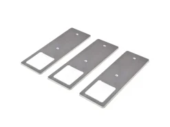 kalb LED Unterbauleuchten Edelstahl Gebürstet 5W Küchenleuchte 3er Set neutralweiß< Küchenschränke