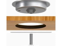 Haushaltsgeräte<kalb Qi Einbau Schnellladegerät Fast Charge 20W Wireless Induktion Charger Drahtlos Ladestation Für Smartphones und Zubehör