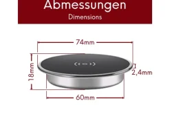 Haushaltsgeräte<kalb Qi Einbau Schnellladegerät Fast Charge 20W Wireless Induktion Charger Drahtlos Ladestation Für Smartphones und Zubehör