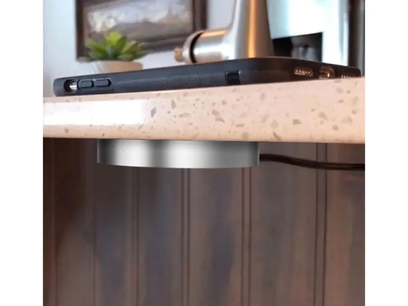 Outlet kalb QI Unterbau Und Einbau Ladegerät Grau Ladedistanz 3 - 18 mm Smart Wireless