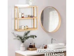 Karat Küchenregale<Bambus Wandregal WyomIng Elegantes Schweberegal Mit 3 Etagen