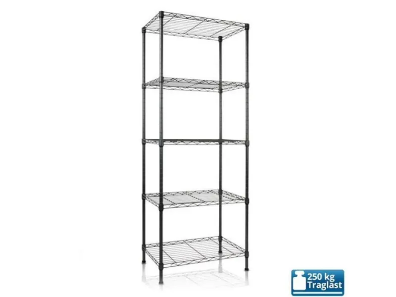 Karat Küchenregale<Gitterregal Rocky 250 kg Belastbarkeit 5 Böden 90 x 45 x 200 cm